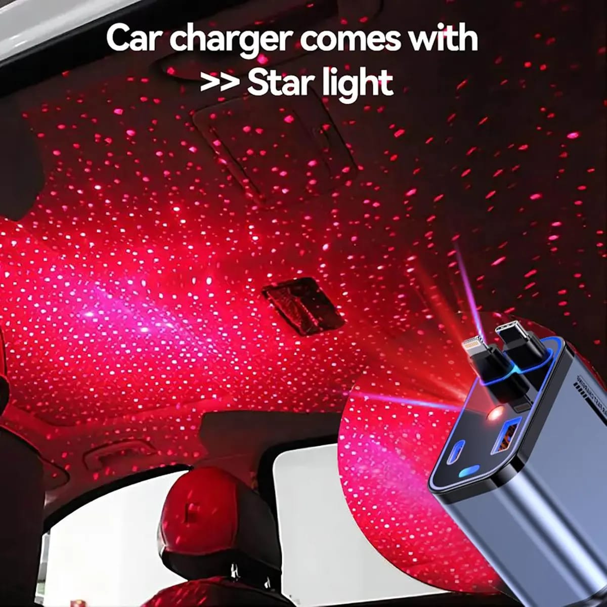 4 In 1 Fast Charging Usb-C Car Adapter