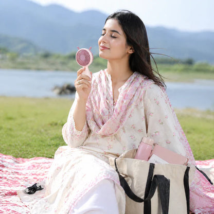 Portable USB Rechargeable Mini Handheld Fan