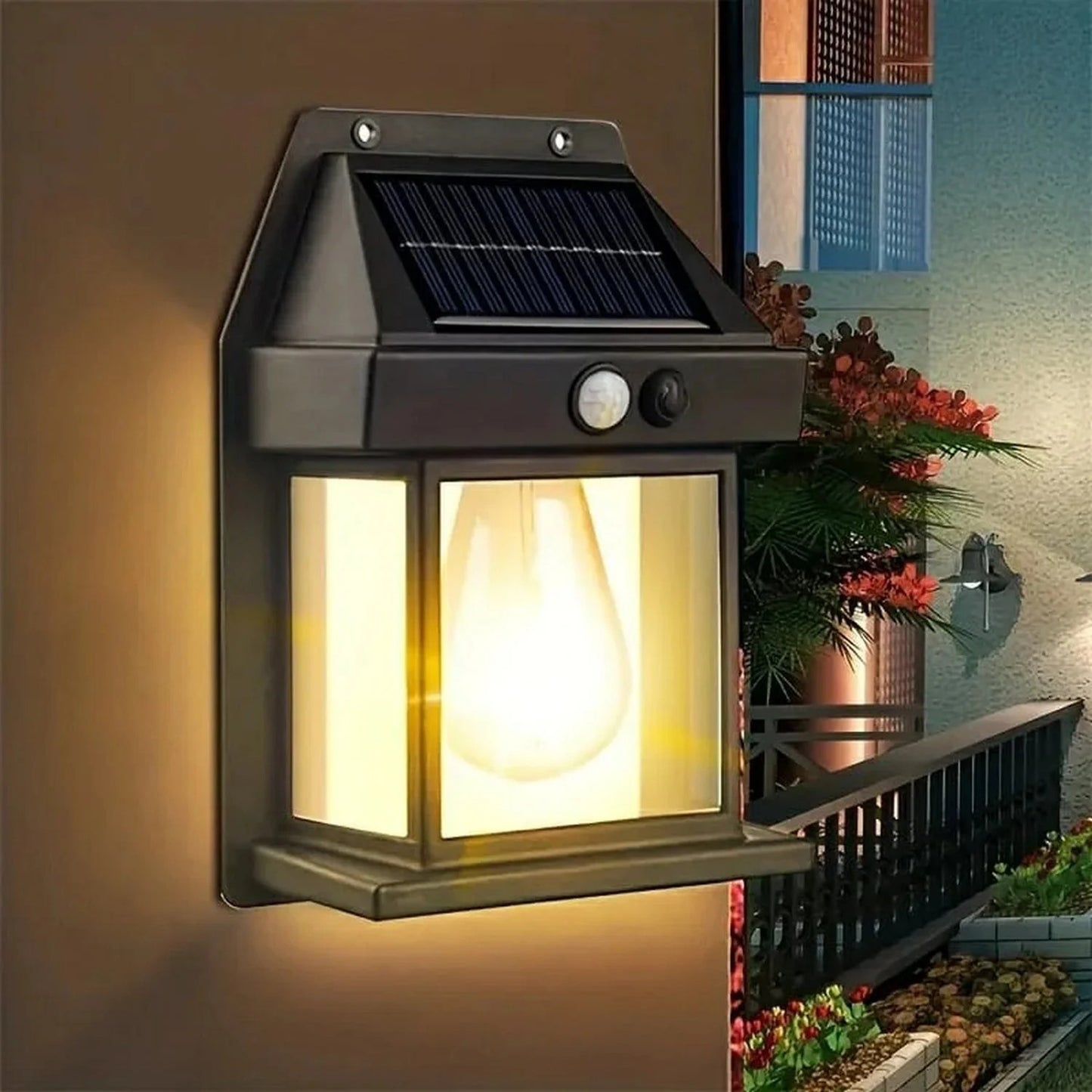Solar Charge Motion Sensor Solar Waterproof Wall Lamp 888 Big Size