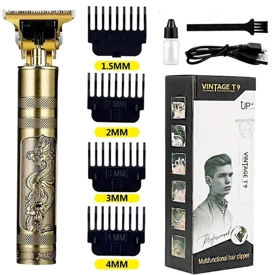 Professional Vintage T9 Trimmer – Cordless Hair Clipper